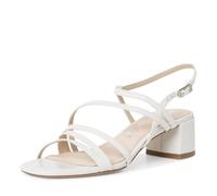 Tamaris Damen Klassische Ballerinas, Frauen Flats,Comfort Lining,TOUCHit-Fußbett,Slip-ons,klassisch elegant,Ballerinen,White,38 EU