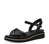 Tamaris Damen Klassische Ballerinas, Frauen Flats,Comfort Lining,TOUCHit-Fußbett,Slip-ons,klassisch elegant,Ballerinen,Black,38 EU