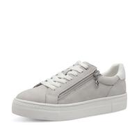 Tamaris Damen Klassische Ballerinas, Frauen Flats,Comfort Lining,TOUCHit-Fußbett,Slip-ons,klassisch elegant,Ballerinen,Light Grey,41 EU