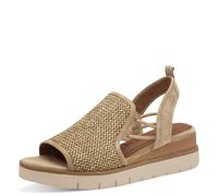 Tamaris Damen Klassische Ballerinas, Frauen Flats,Comfort Lining,TOUCHit-Fußbett,Slip-ons,klassisch elegant,Ballerinen,TAN,38 EU