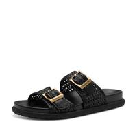 Tamaris Damen Klassische Ballerinas, Frauen Flats,Comfort Lining,TOUCHit-Fußbett,Slip-ons,klassisch elegant,Ballerinen,Black,38 EU