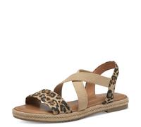 Tamaris Damen Klassische Ballerinas, Frauen Flats,Comfort Lining,TOUCHit-Fußbett,Slip-ons,klassisch elegant,Ballerinen,Leopard,37 EU