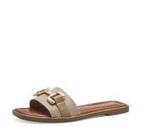 Tamaris Damen Sandaletten, Frauen Sandalen,Riemchensandalen,elegant,Leichter Absatz,Sommerschuhe,Freizeitschuhe,offene Schuhe,BEIGE,36 EU