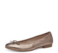 Tamaris Ballerinas mit Zierschleife in Rose Gold, Größe 41