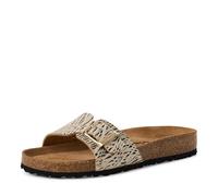 Tamaris Damen Ballerinas 1-27520-42/402 Metallic – TOUCHit-Fußbett – Beige Comb Gr. 38