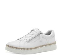 Tamaris Damen Klassische Ballerinas, Frauen Flats,Comfort Lining,TOUCHit-Fußbett,Slip-ons,klassisch elegant,Ballerinen,White,41 EU