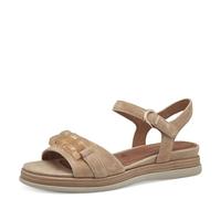 Tamaris Damen Klassische Ballerinas, Frauen Flats,Comfort Lining,TOUCHit-Fußbett,Slip-ons,klassisch elegant,Ballerinen,TAN,39 EU