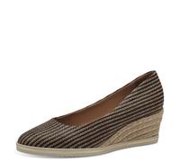 Tamaris Damen Klassische Ballerinas, Frauen Flats,Comfort Lining,TOUCHit-Fußbett,Slip-ons,klassisch elegant,Ballerinen,Black Comb,38 EU