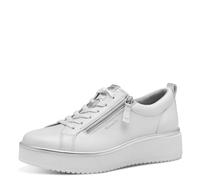 Tamaris Damen Klassische Ballerinas, Frauen Flats,Comfort Lining,TOUCHit-Fußbett,Slip-ons,klassisch elegant,Ballerinen,White,39 EU