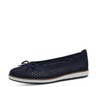 Tamaris Damen Klassische Ballerinas, Frauen Flats,Freizeitschuhe,sportlich,Ballerinen,Pumps,Halbschuhe,Sommerschuhe,Slipper,flach,Navy,39 EU