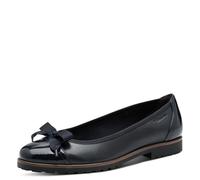 Tamaris Damen Klassische Ballerinas, Frauen Flats,TOUCHit-Fußbett,Ballett-Schuhe,Ballet-Flats,Ausgehschuhe,Abendschuhe,Slip-ons,Navy,41 EU