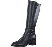 Tamaris Stiefel 29997314 – Damen XS‑Schaft mit Stretch, Leder/Lederimitat, schwarz Gr. 36