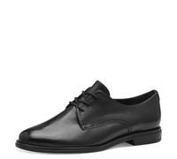 Tamaris Damen Klassische Ballerinas, Frauen Flats,TOUCHit-Fußbett,Slip-ons,klassisch elegant,Ballerinen,Pumps,Halbschuhe,Slipper,Black Leather,37 EU