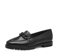 Tamaris Damen Ballerinas - TOUCHit-Fußbett, Slip-ons, klassisch elegant - Black Leather 41 EU
