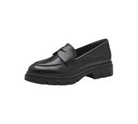 Tamaris Damen Klassische Ballerinas, Frauen Flats,TOUCHit-Fußbett,Slip-ons,klassisch elegant,Ballerinen,Pumps,Halbschuhe,Slipper,Black Leather,37 EU