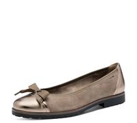 Tamaris Damen Klassische Ballerinas, Frauen Flats,TOUCHit-Fußbett,Slip-ons,klassisch elegant,Ballerinen,Pumps,Halbschuhe,Slipper,Grey,39 EU
