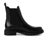 Tamaris Damen Klassische Chelsea-Stiefeletten aus schwarzem Leder EU41