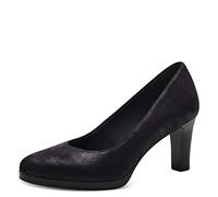 Tamaris Damen Klassische Pumps, Frauen Absatzschuhe,TOUCHit-Fußbett,bequem,Absatzschuhe,high Heels,hochhackige Schuhe,Navy Pearl,41 EU