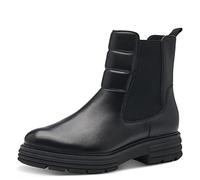 Tamaris Damen Klassische Stiefel, Frauen Stiefel,TOUCHit-Fußbett,langschaftstiefel,reißverschluss,Winterstiefel,Black Leather,41 EU