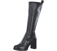 Tamaris Damen Klassische Stiefel, Frauen Stiefel,TOUCHit-Fußbett,lederstiefel,reißverschluss,Boots,Winterstiefel,Winterschuhe,Black,36 EU