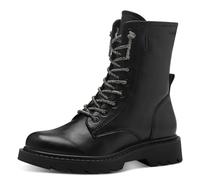 Tamaris Damen Klassische Stiefel, Frauen Stiefel,TOUCHit-Fußbett,uebergangsstiefel,uebergangsschuhe,Boots,Winterstiefel,Black/Glam,38 EU