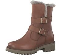 Tamaris Damen Klassische Stiefeletten, Frauen Stiefeletten,warm gefüttert,uebergangsstiefel,flach,boots,stiefel,bootee,booties,NUT,38 EU