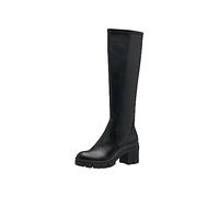 Tamaris Damen Langschaft-Stiefel bequem; BLACK, EU 36