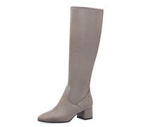 Tamaris Damen Langschaft-Stiefel Textil Blockabsatz bequem; GREY, EU 39