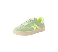 Tamaris Damen Leder Sneaker 1-23723-44 791 Low Top Frauen Schuh M2372344 Grün