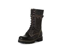 Tamaris Damen Leder Stiefelette 1-26250-45 098 Stiefel Boots M2625045 Schwarz