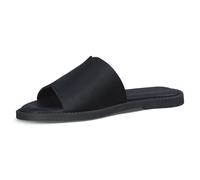 Tamaris - Damen Lederpantolette black Black - Gr. - EU 37