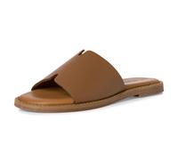Tamaris - Damen Lederpantolette cognac COGNAC - Gr. - EU 37