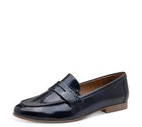 Tamaris Damen Loafer flach, blau, 40 EU