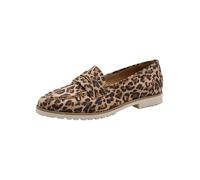 Slipper TAMARIS, Damen, Gr. 37, leodruck, Textil, Schuhe Slipper, Blockabsatz, Schlupfschuh, Businessschuh im angesagten Animal-Look (31948252-37) leodruck