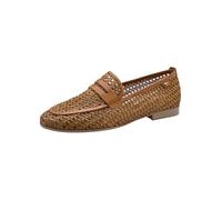 Tamaris Damen-Slipper COGNAC flach braun Größe 37