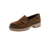 Tamaris Damen Slipper Leder, braun, 38 EU