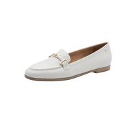 Tamaris Slipper 24240 Damen Leder flach Weiß Größe 37