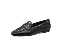 Tamaris Damen Loafer flach, schwarz, 37 EU