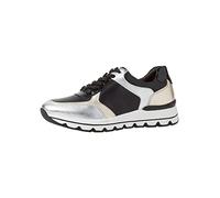 Tamaris Damen Low-Top Sneaker, Frauen Halbschuhe,Comfort Lining,Lady,Ladies,Halbschuhe,straßenschuhe,Strassenschuhe,Black Comb,37 EU / 4 UK