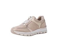 Tamaris Damen Low-Top Sneaker, Frauen Halbschuhe,Comfort Lining,schnürschuhe,schnürer,Plateausohle,Women's,Woman,Champagne Comb,39 EU / 5.5 UK, Beige Champagne Comb, 1-1-23719-28