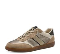 Tamaris Damen Low-Top Sneaker, Frauen Halbschuhe,Strassenschuhe,Sportschuhe,Freizeitschuhe,Turnschuhe,Laufschuhe,Freizeit,Gold Comb,36 EU