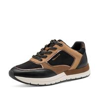 Tamaris Damen Sneaker 23768-45 – Wechselfußbett, Comfort Lining – Black Comb Gr. 41