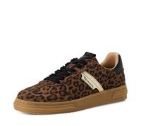Plateausneaker TAMARIS, Damen, Gr. 36, leodruck, Veloursleder, Lederimitat, animal-print, sportlich, Schuhe, Freizeitschuh, Halbschuh, Schnürschuh im angesagten Animal Look (60853718-36) leodruck