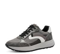 Tamaris Damen Low-Top Sneaker, Frauen Halbschuhe,Wechselfußbett,Freizeit,sportlich,Halbschuhe,straßenschuhe,Turnschuhe,Dark Grey Comb,36 EU