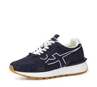 Tamaris Damen Low-Top Sneaker, Frauen Halbschuhe,Wechselfußbett,Turnschuhe,Laufschuhe,schnürschuhe,schnürer,Women's,Navy/White,36 EU / 3.5 UK