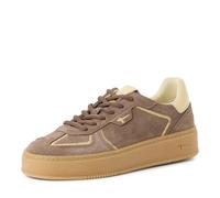 Tamaris Sneaker Low Damen Taupe Rauleder Größe 41
