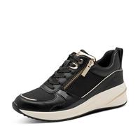 Tamaris Sneaker Heart and Sole Wechselfußbett Schwarz/Gold Damen Größe 37