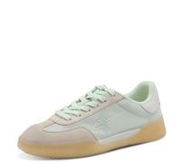 Tamaris Damen Low-Top Sneaker, Frauen Sneaker,Wechselfußbett,Sportschuhe,Freizeitschuhe,Turnschuhe,Laufschuhe,schnürschuhe,braun,Mint,40 EU