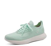 Tamaris Damen Low-Top Sneaker, Frauen Sneaker,weich,weit,Weite,Silber,Silber,schwarz,blau,fashletics,rot,Weiss,braun,grau,Mint,37 EU