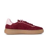 Tamaris Damen Merlot Burgunderrot Leder Fashion Stripe Schnür-Sneakers EU 36